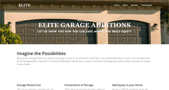 Desktop Screenshot of elite-garage-additions.com