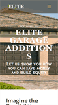 Mobile Screenshot of elite-garage-additions.com